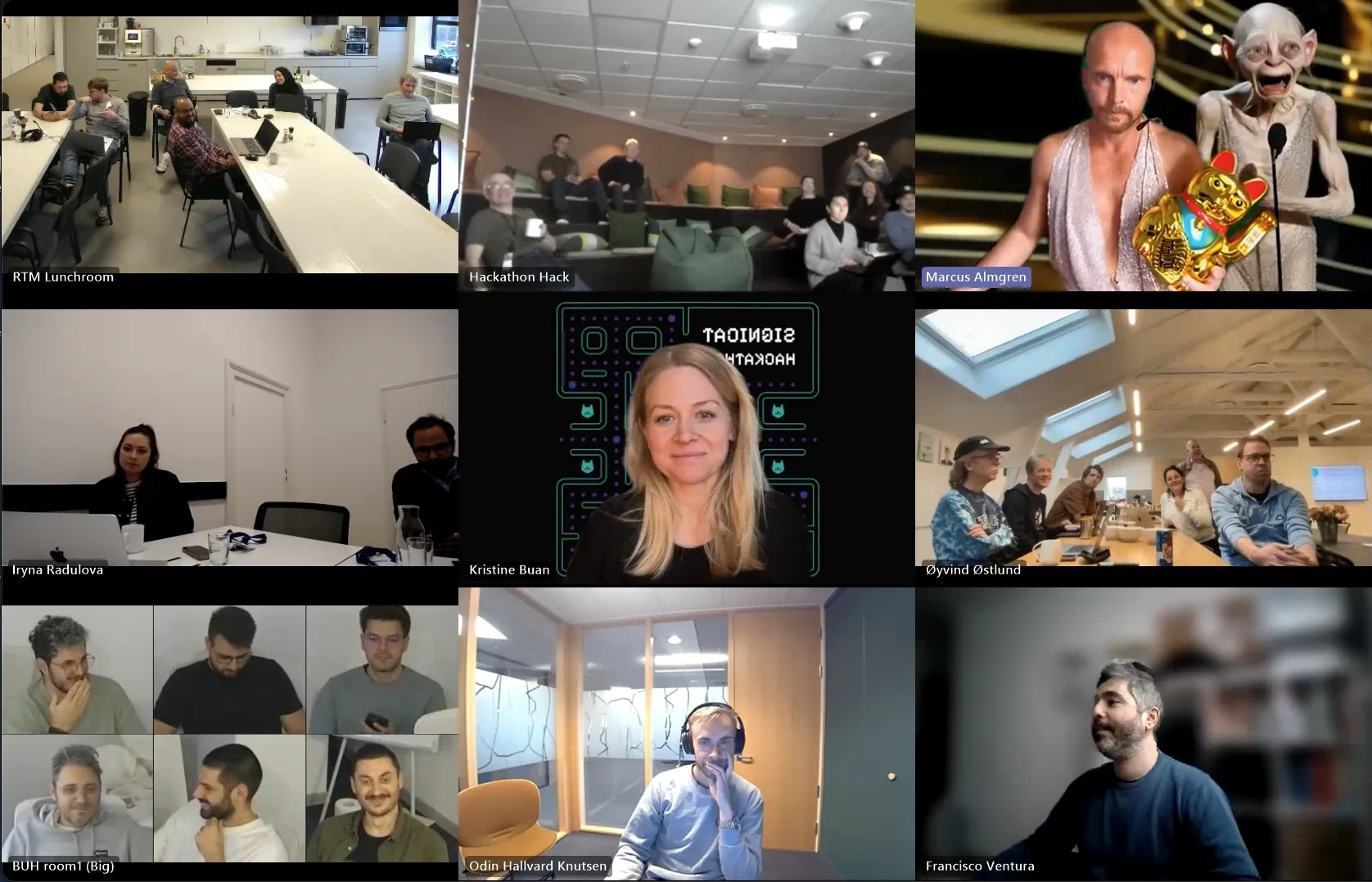 Teams call hackathon prices ceremony